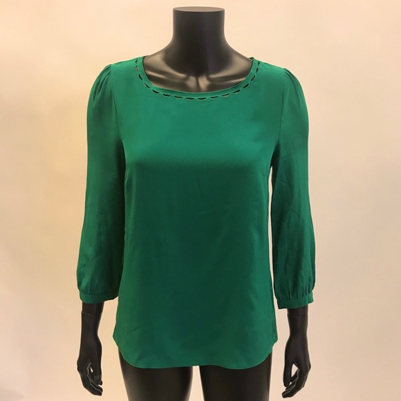 J. Crew Tops - J. Crew Silk 3/4 Sleeve Blouse